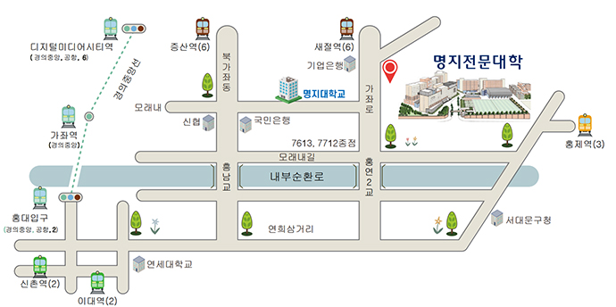 오시는길